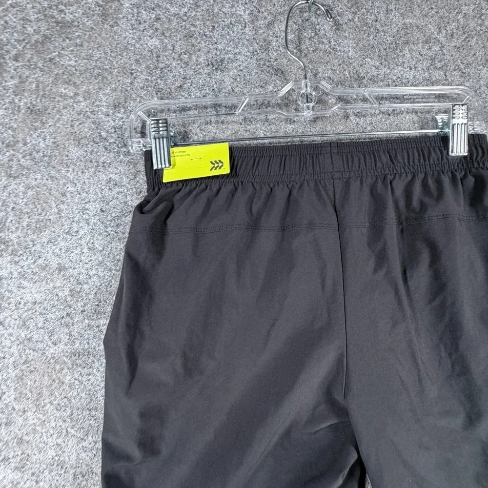 All In Motion Athletic Shorts Girls L(10/12) Black Stretch Elastic Waist Running